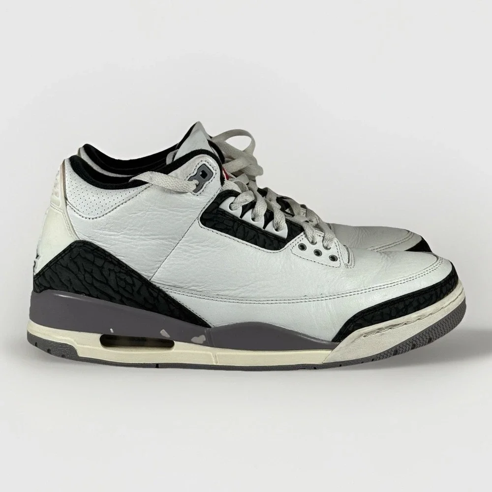 Air Jordan 3 Retro Mid‎ White Cement Reimagined Men's Size 12 OG Box B246
